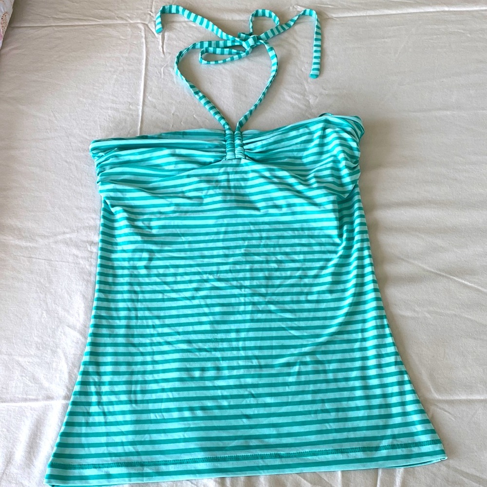 The Limited woman’s stripe halter tank top NWOT, I never even wore it.